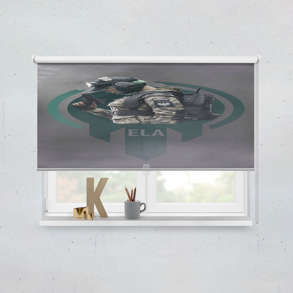 Rainbow Six Siege Ela Tom Clancy Window Roller Blinds Shades
