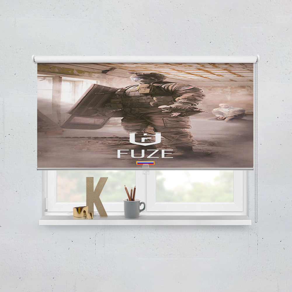 Rainbow Six Siege Fuze Tom Clancy Window Roller Blinds Shades