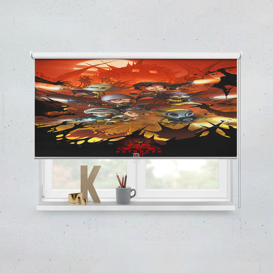 Rainbow Six Siege Outbreak Fanart Window Roller Blinds Shades