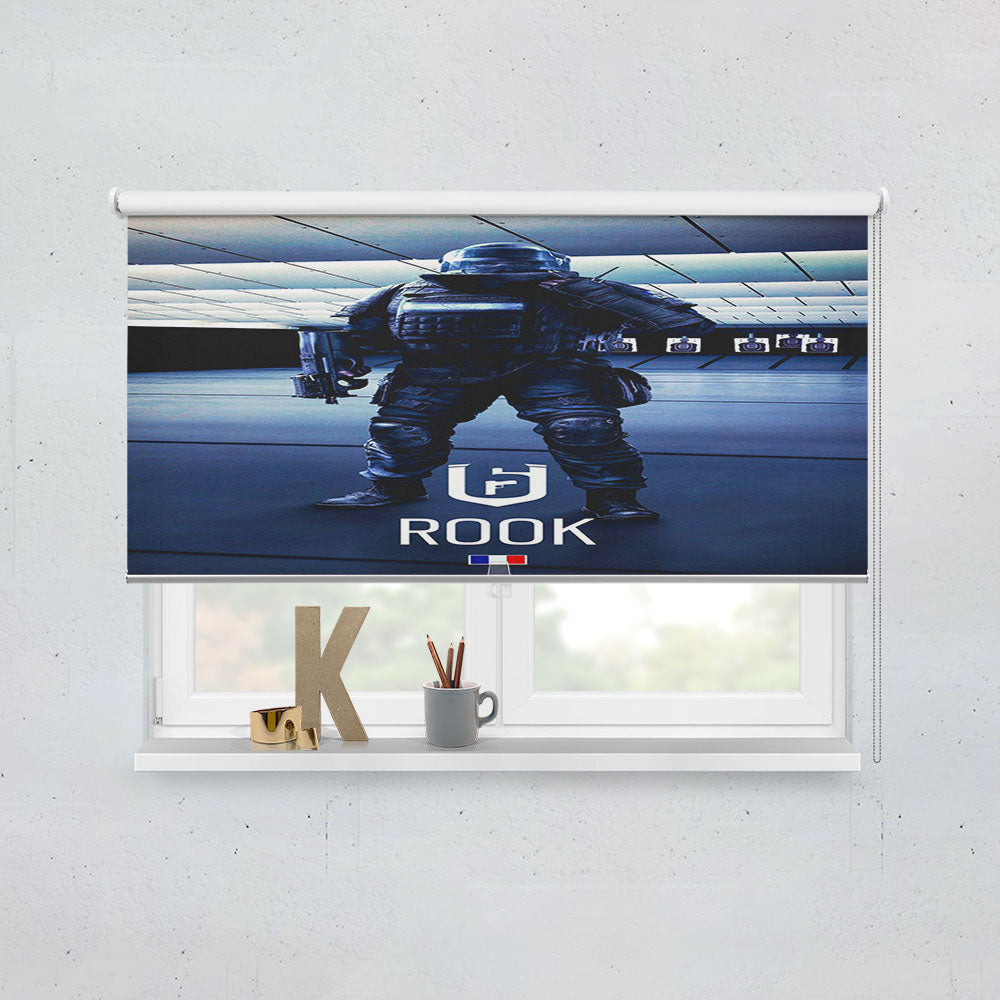 Rainbow Six Siege Rook Tom Clancy Window Roller Blinds Shades