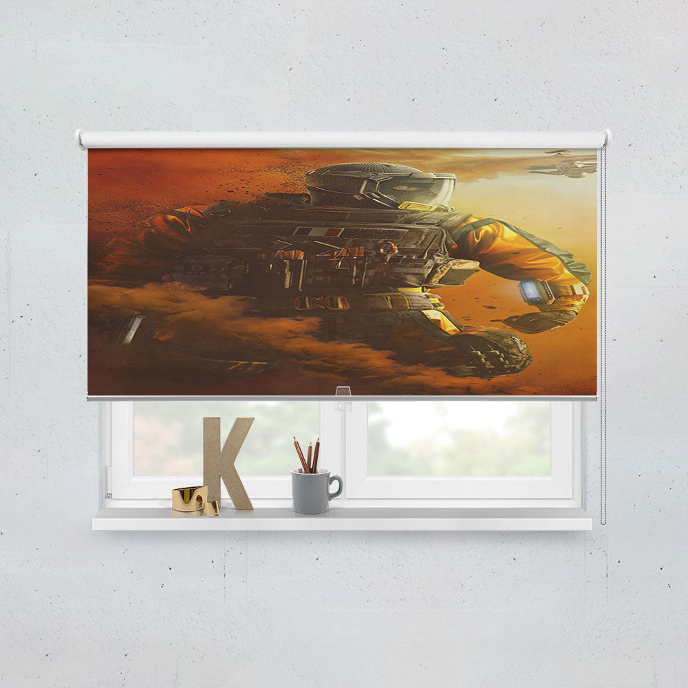 Rainbow Six Siege Smoke Wallpaper Window Roller Blinds Shades