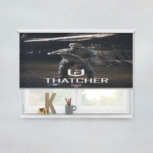 Rainbow Six Siege Thatcher Tom Clancy Window Roller Blinds Shades
