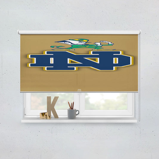 Rare Notre Dame Fighting Irish Window Roller Blinds Shades