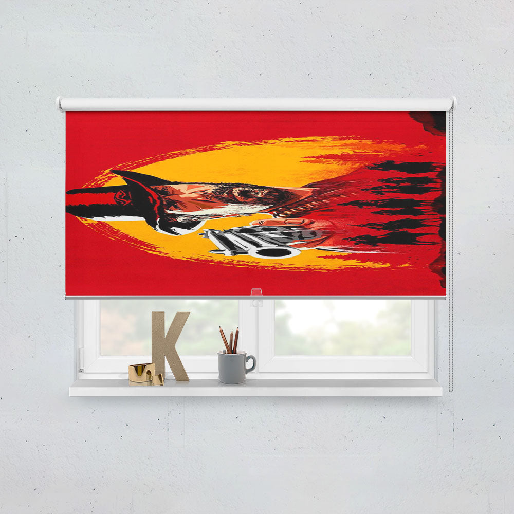 Red Dead Redemption Ii Poster Window Roller Blinds Shades
