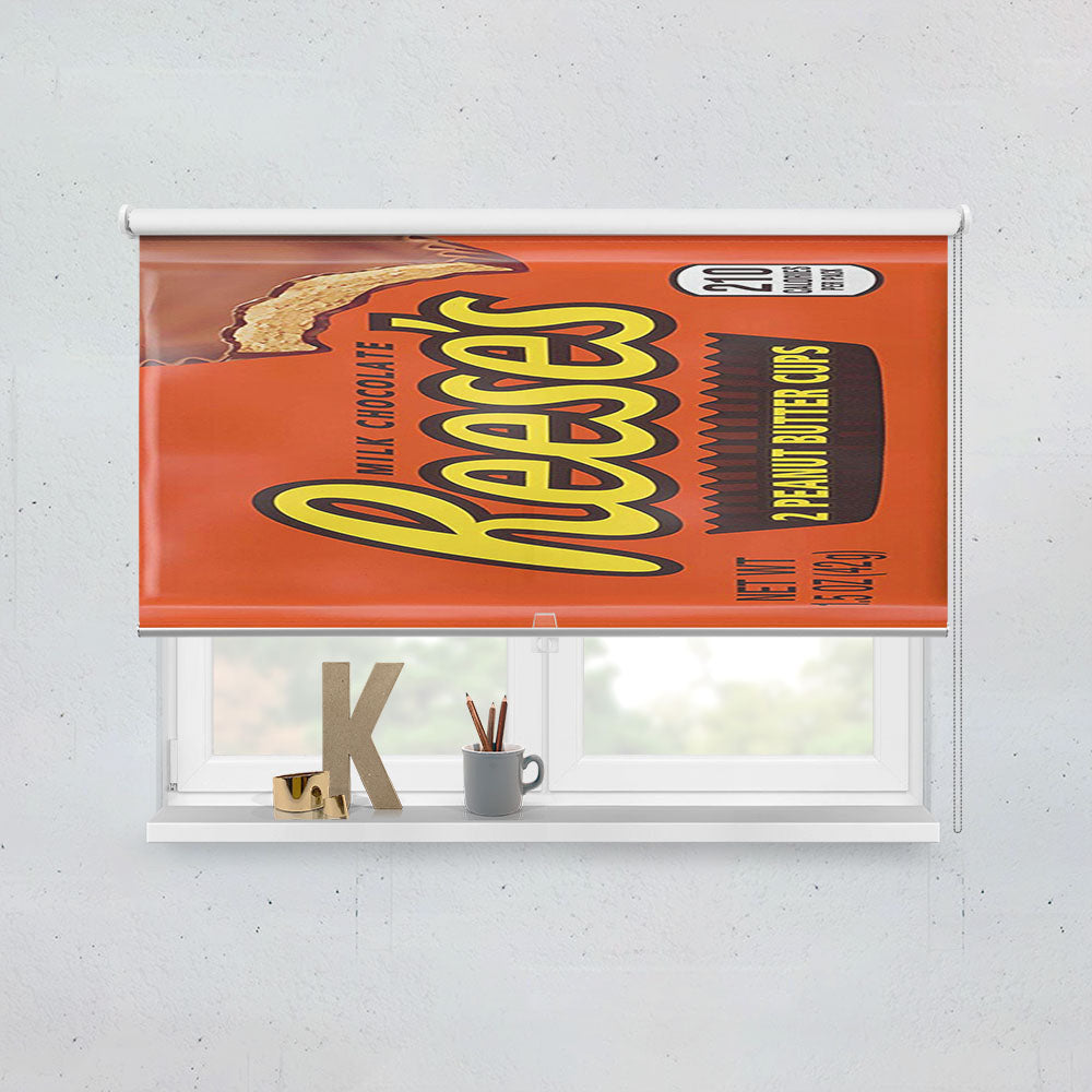 Reeses Peanut Butter Cups Window Roller Blinds Shades