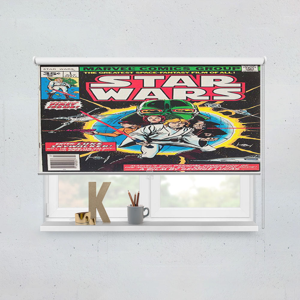 Retro Star Wars Comic Window Roller Blinds Shades