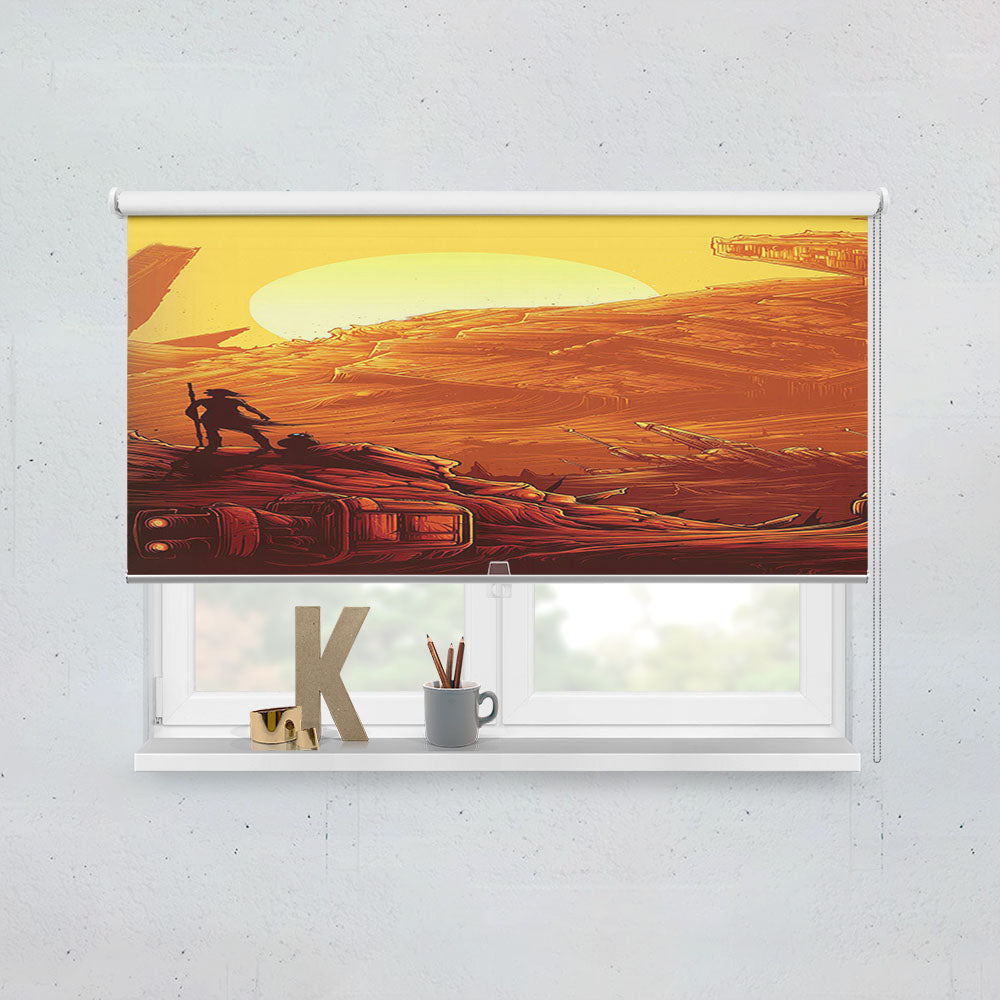Rey And Bb 8 Star Wars Window Roller Blinds Shades
