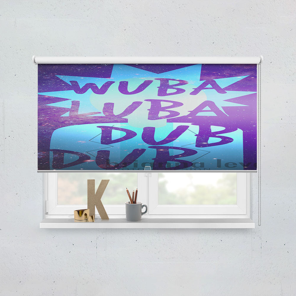 Rick And Morty Galaxy Window Roller Blinds Shades