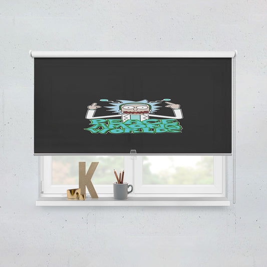 Rick And Morty Rick Peace Among Worlds Window Roller Blinds Shades