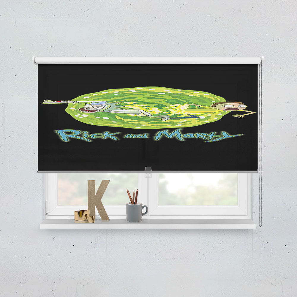 Rick And Morty Window Roller Blinds Shades