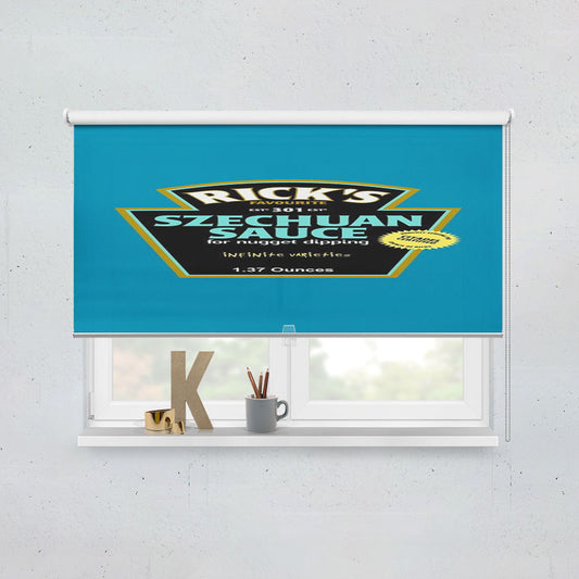 Rick Favourite Szechuan Sauce Nugget Dipping Window Roller Blinds Shades