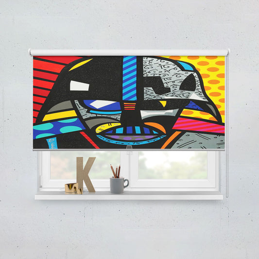 Romero Britto Darth Vader Star Wars Wallpaper Window Roller Blinds Shades