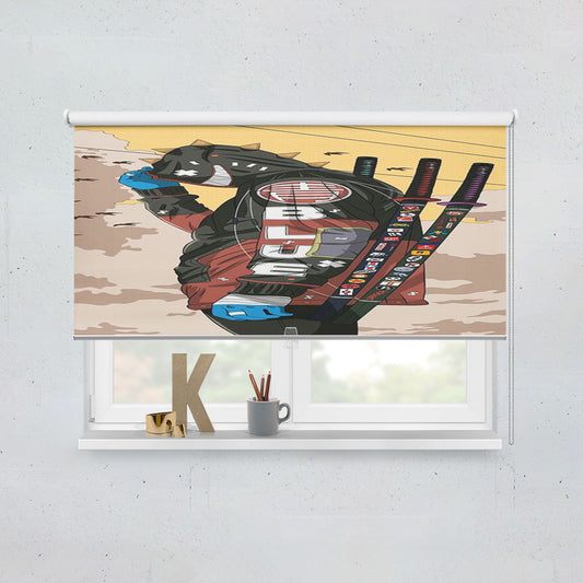 Samurai Hype Window Roller Blinds Shades