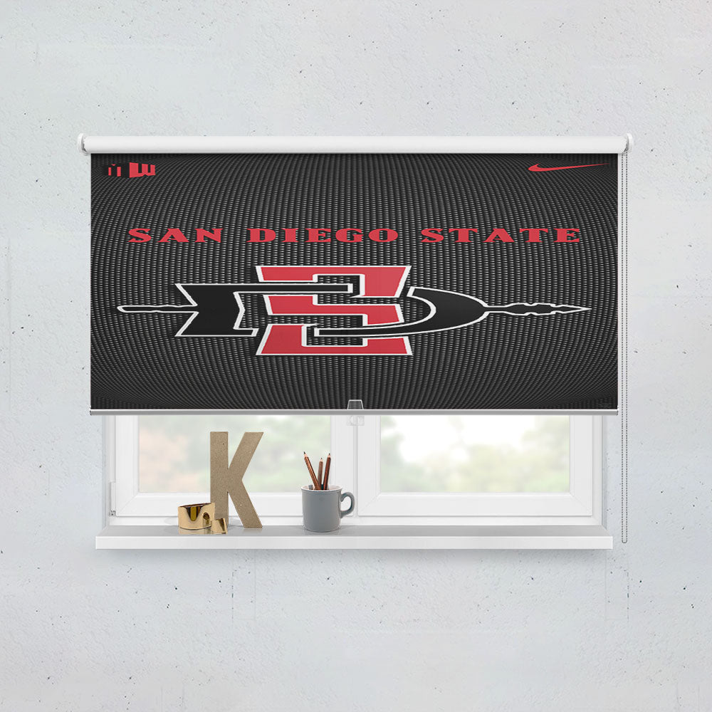 San Diego State Aztecs Nfl Logo Window Roller Blinds Shades