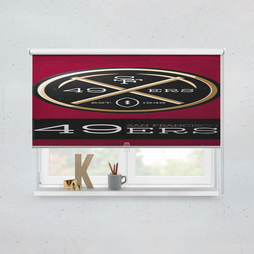 San Francisco 49Ers Window Roller Blinds Shades