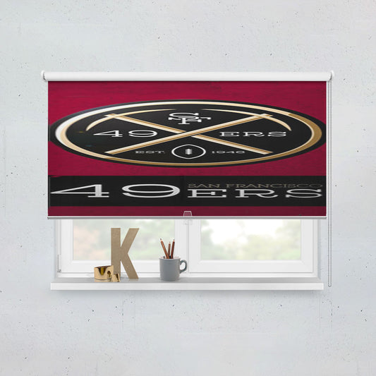 San Francisco 49Ers Window Roller Blinds Shades