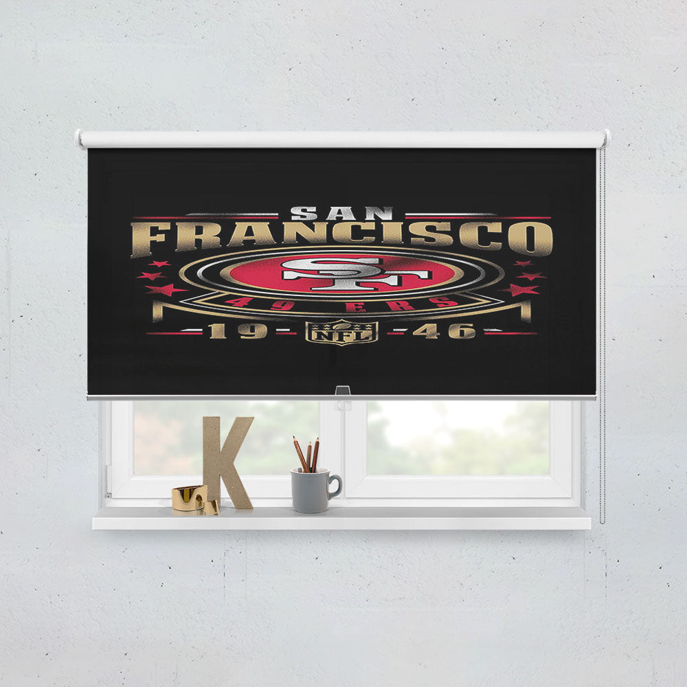 San Francisco, 49Ers, Eua, Football, Window Roller Blinds Shades
