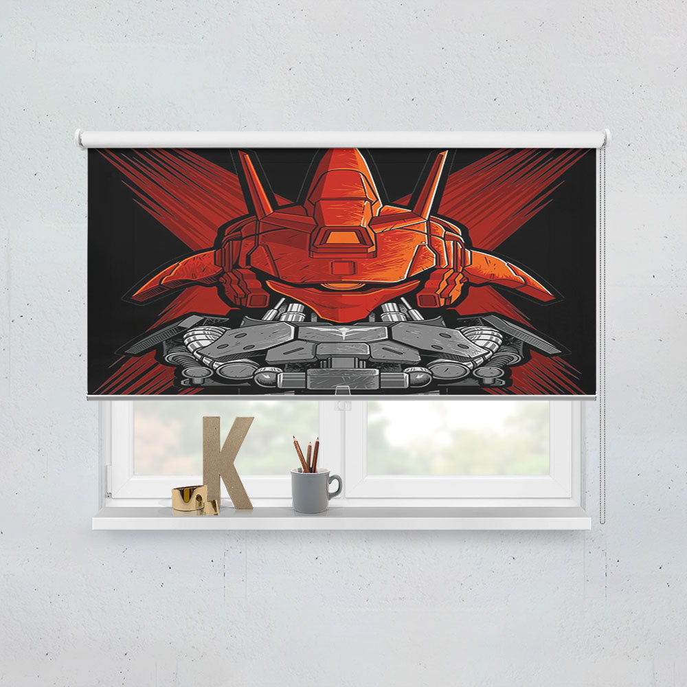 Sazabi Gundam Mecha Window Roller Blinds Shades