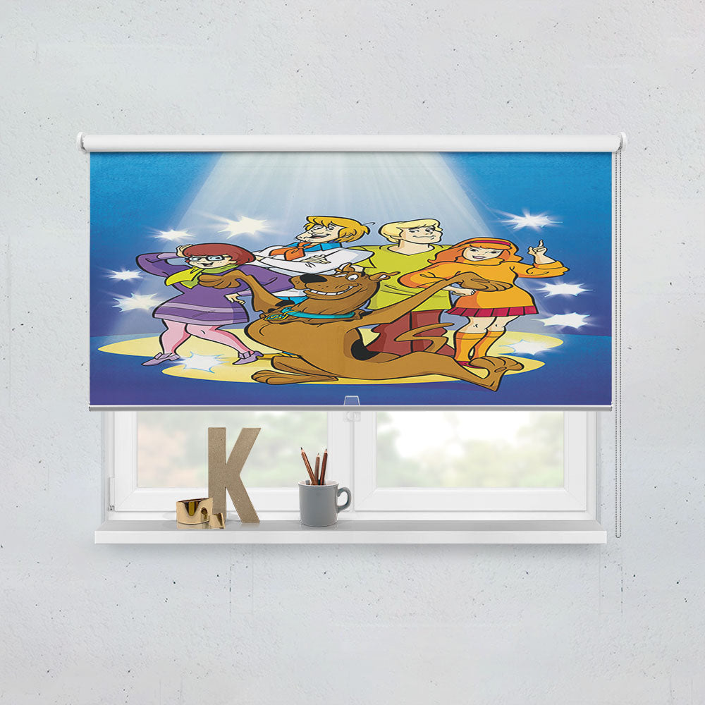 Scooby Doo And Ghost Team Window Roller Blinds Shades