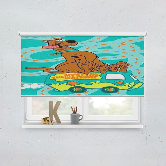Scooby Doo And Mystery Machine Window Roller Blinds Shades