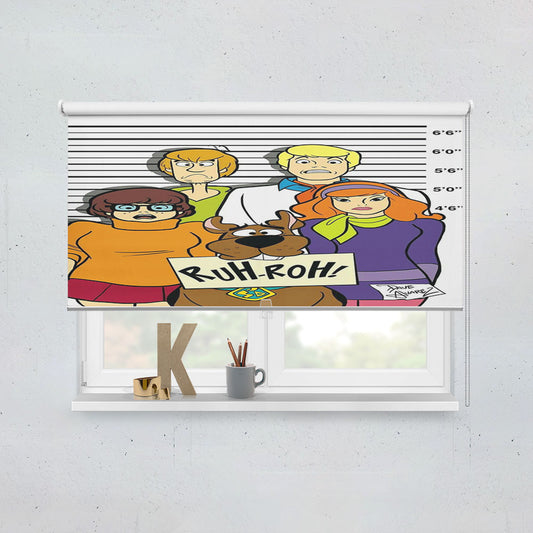 Scooby Doo Art Dump Window Roller Blinds Shades