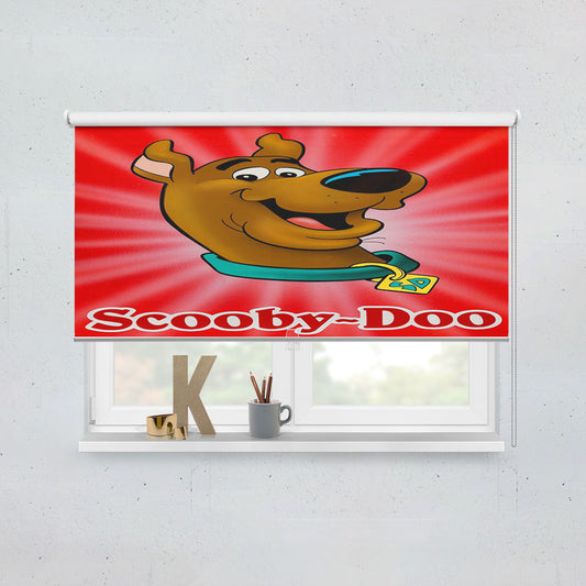 Scooby Doo Dog Cartoon Red Window Roller Blinds Shades