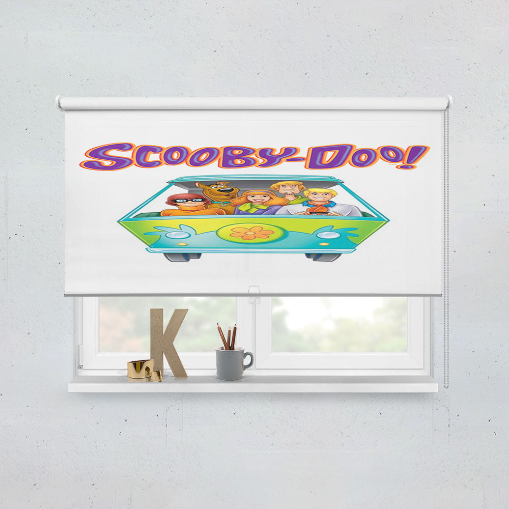 Scooby Doo Mystery Car Logo Window Roller Blinds Shades