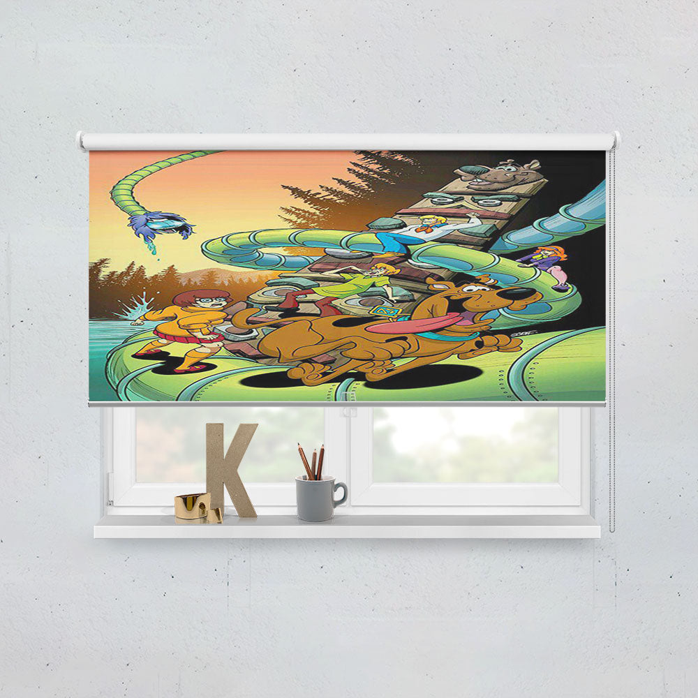 Scooby Doo Rolling Coaster Window Roller Blinds Shades