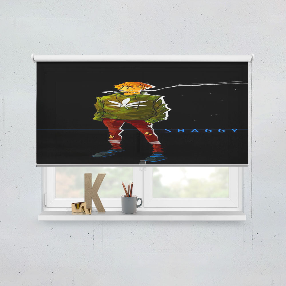 Scooby Doo Shaggy Smoking Window Roller Blinds Shades