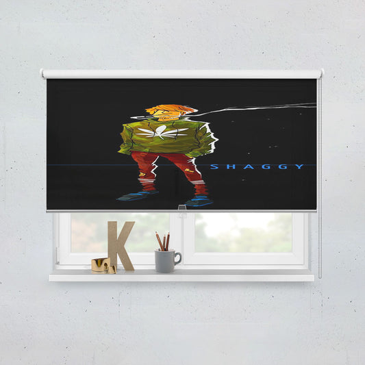 Scooby Doo Shaggy Smoking Window Roller Blinds Shades