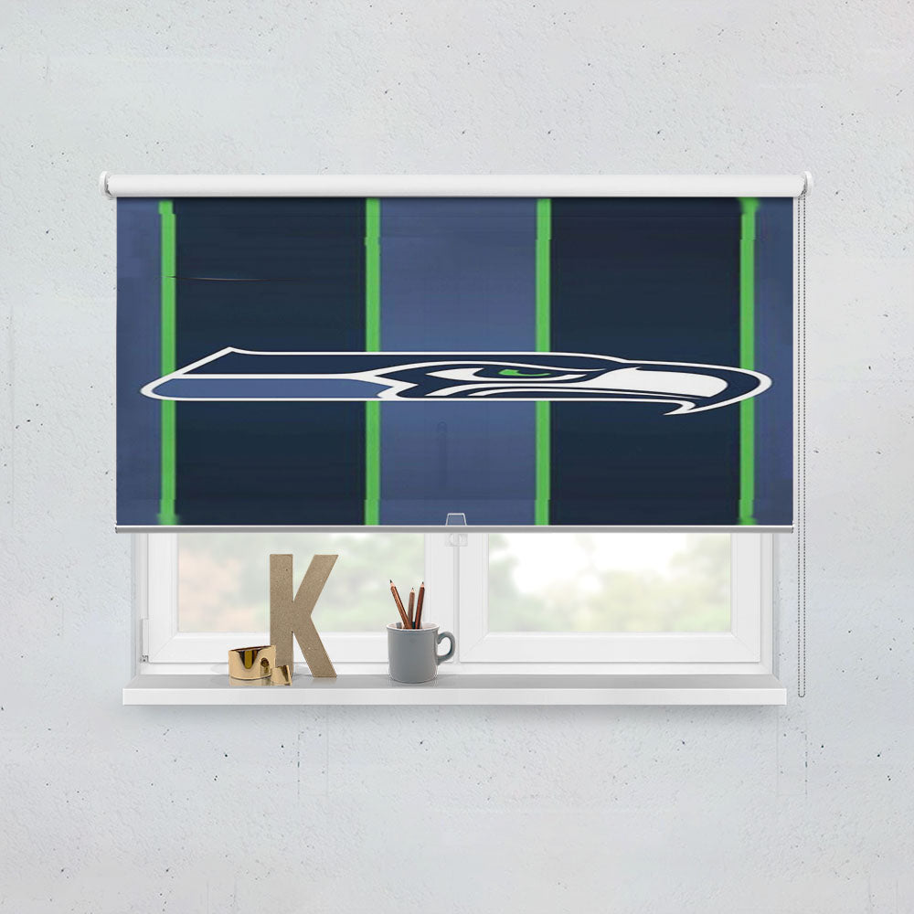Seattle Seahawks Logo Window Roller Blinds Shades
