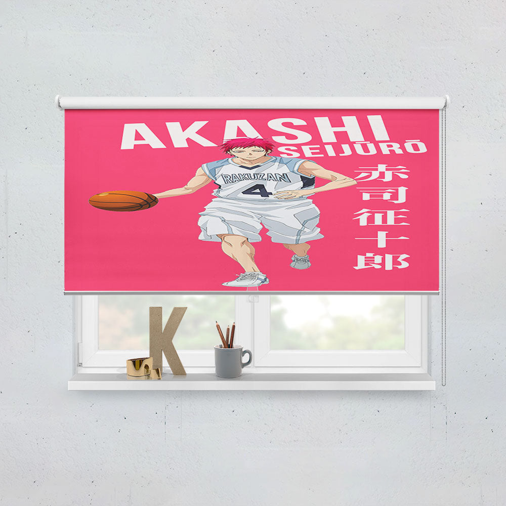 Seijuurou Akashi Kuroko No Basket Window Roller Blinds Shades