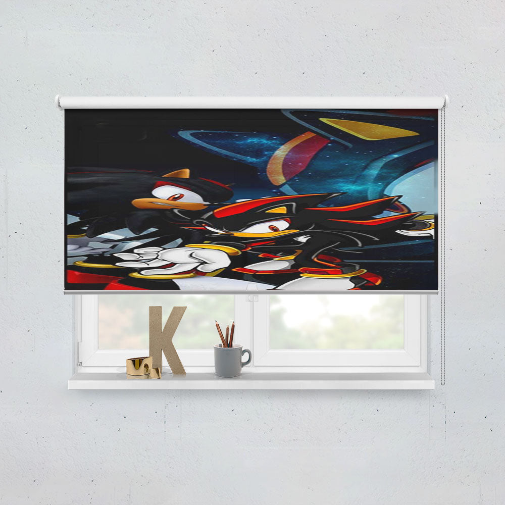 Shadow The Hedgehog Window Roller Blinds Shades