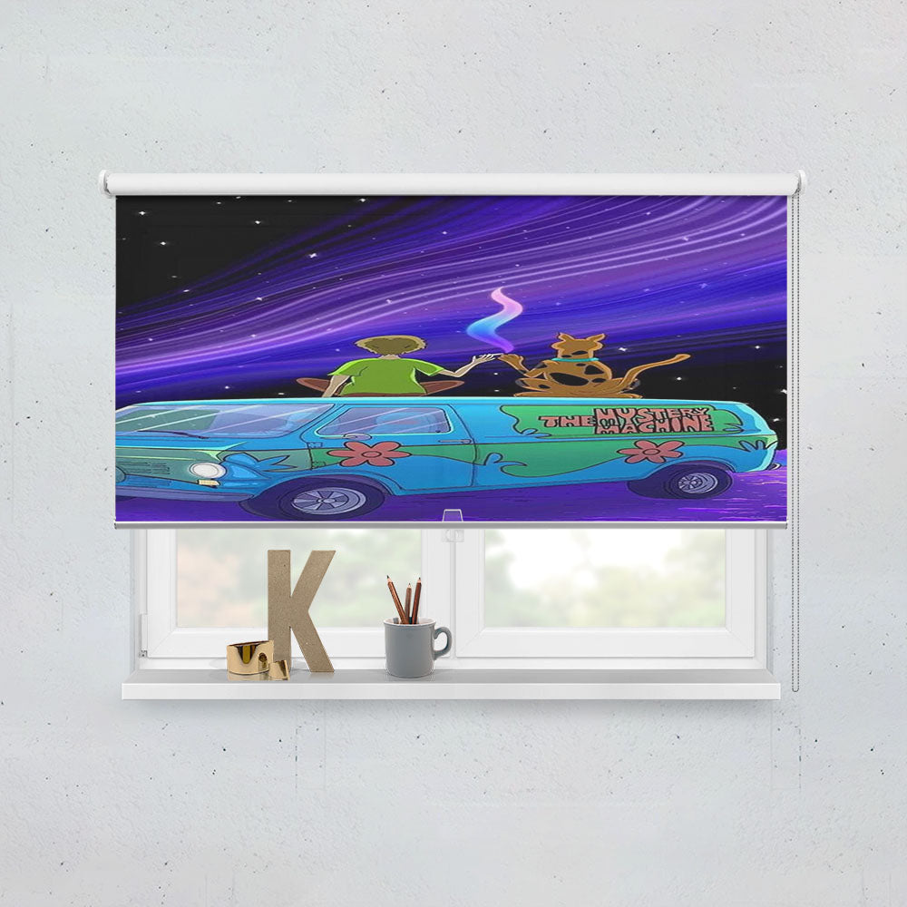 Shaggy Rogers And Scooby Doo Galaxy Window Roller Blinds Shades