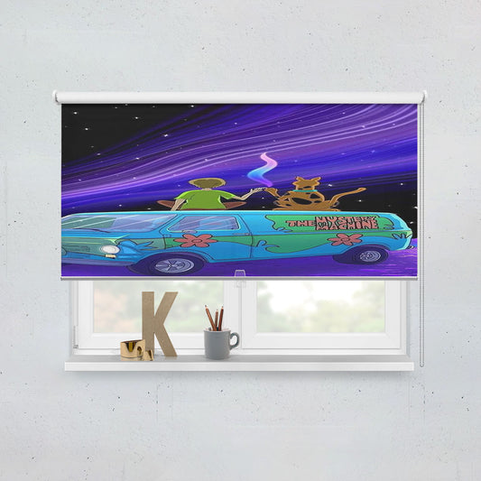 Shaggy Rogers And Scooby Doo Galaxy Window Roller Blinds Shades