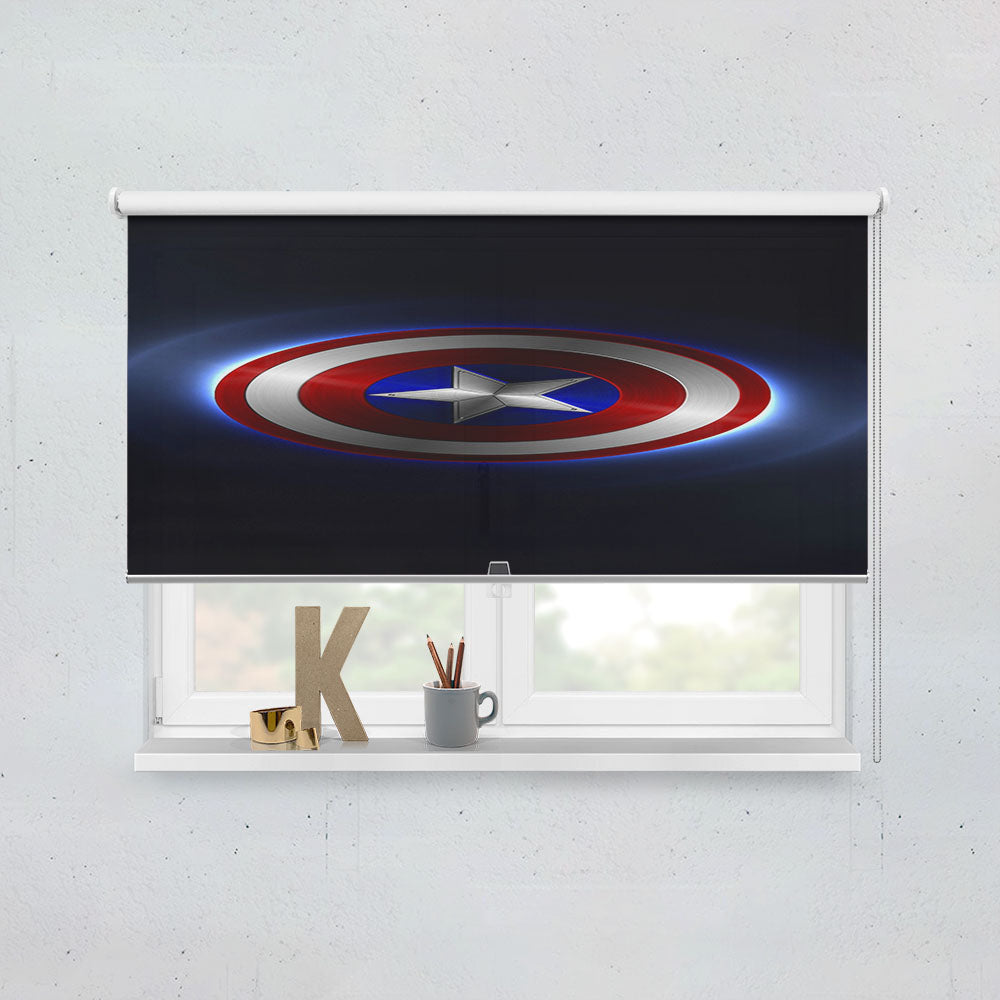 Shield Captain America Window Roller Blinds Shades