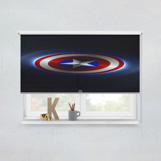 Shield Captain America Window Roller Blinds Shades