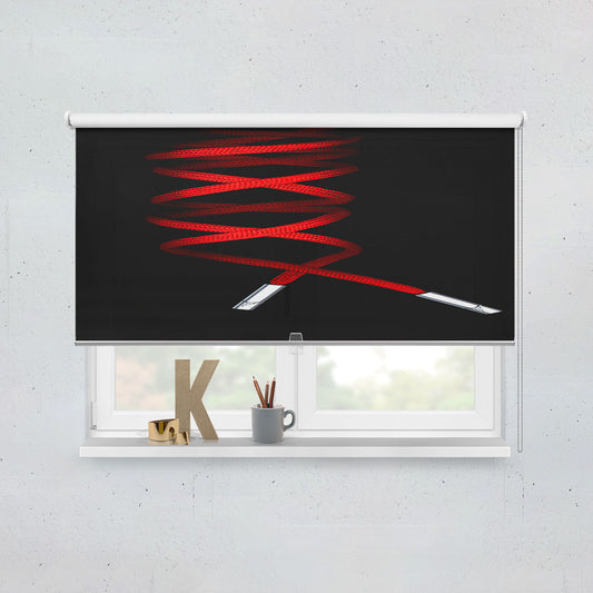 Shoelace Jordan Red Window Roller Blinds Shades