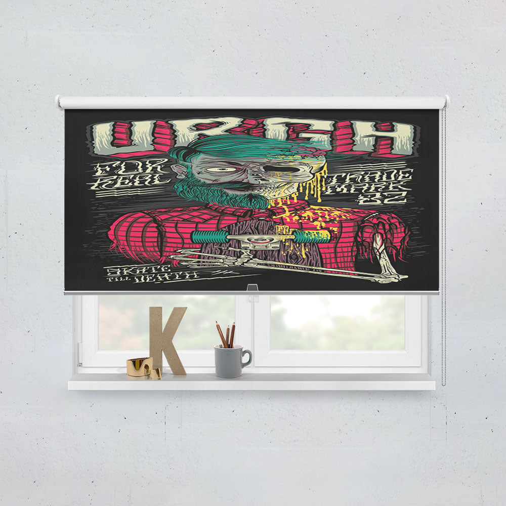 Skate Urgh Window Roller Blinds Shades