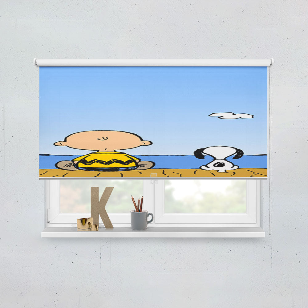Snoopy And Charlie Brown The Peanuts Window Roller Blinds Shades