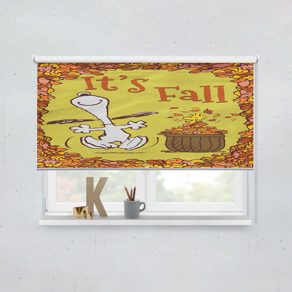 Snoopy And Charlie Brown Window Roller Blinds Shades