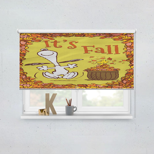 Snoopy And Charlie Brown Window Roller Blinds Shades