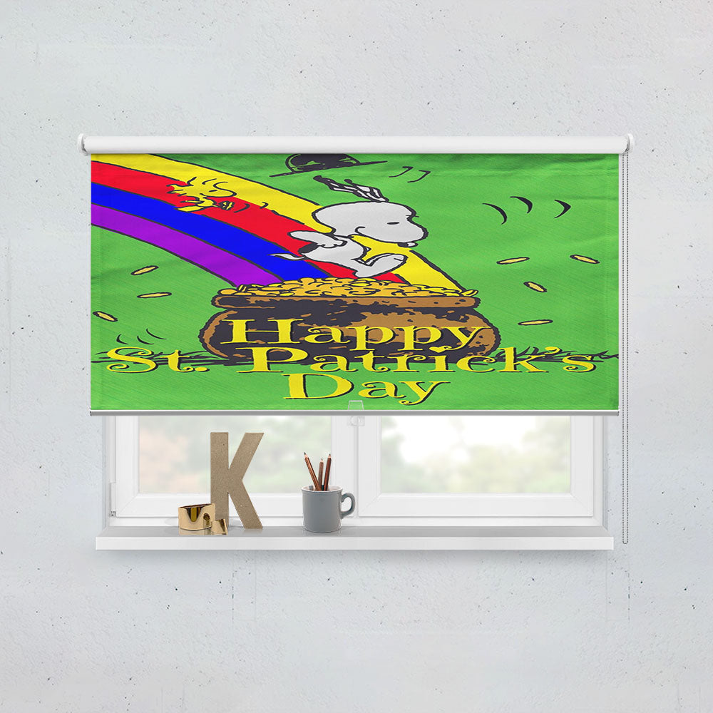 Snoopy And Woodstock Halloween Window Roller Blinds Shades