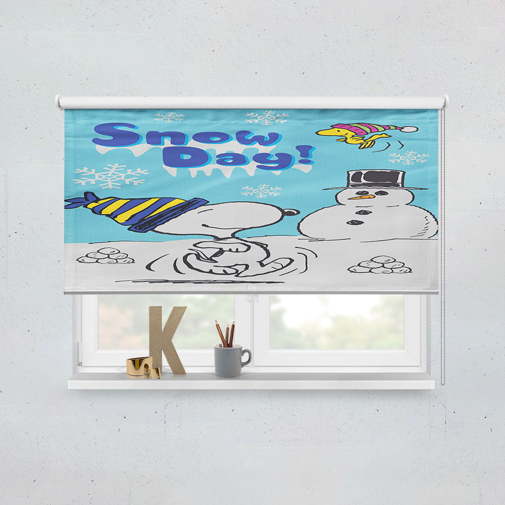 Snoopy And Woodstock Summer Window Roller Blinds Shades