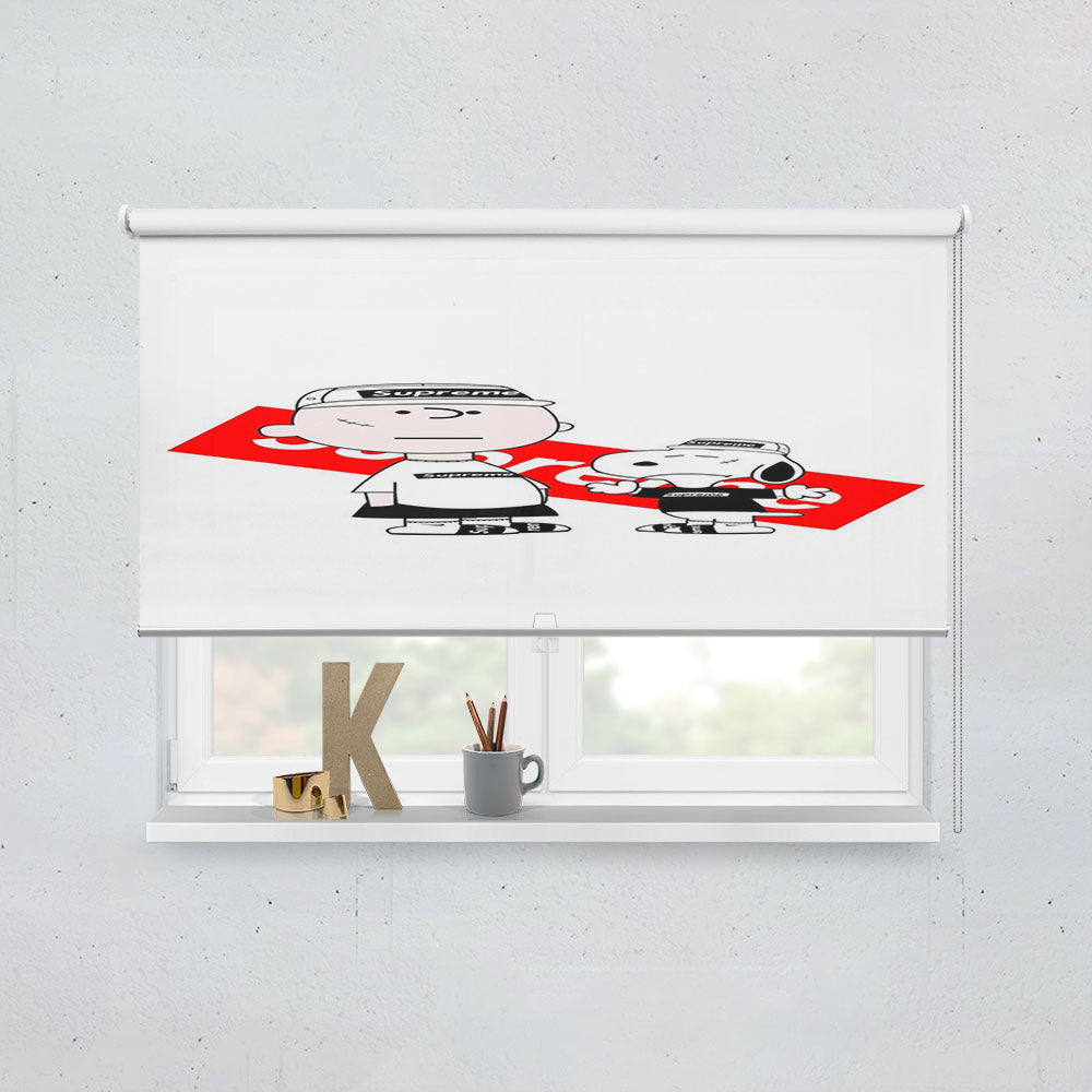 Snoopy Back To School Window Roller Blinds Shades
