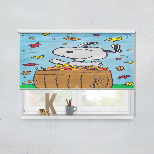 Snoopy Eat Fruits Window Roller Blinds Shades