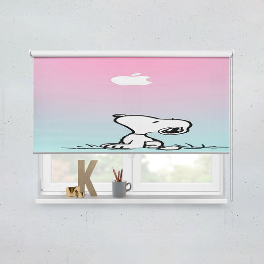 Snoopy Fishing Window Roller Blinds Shades
