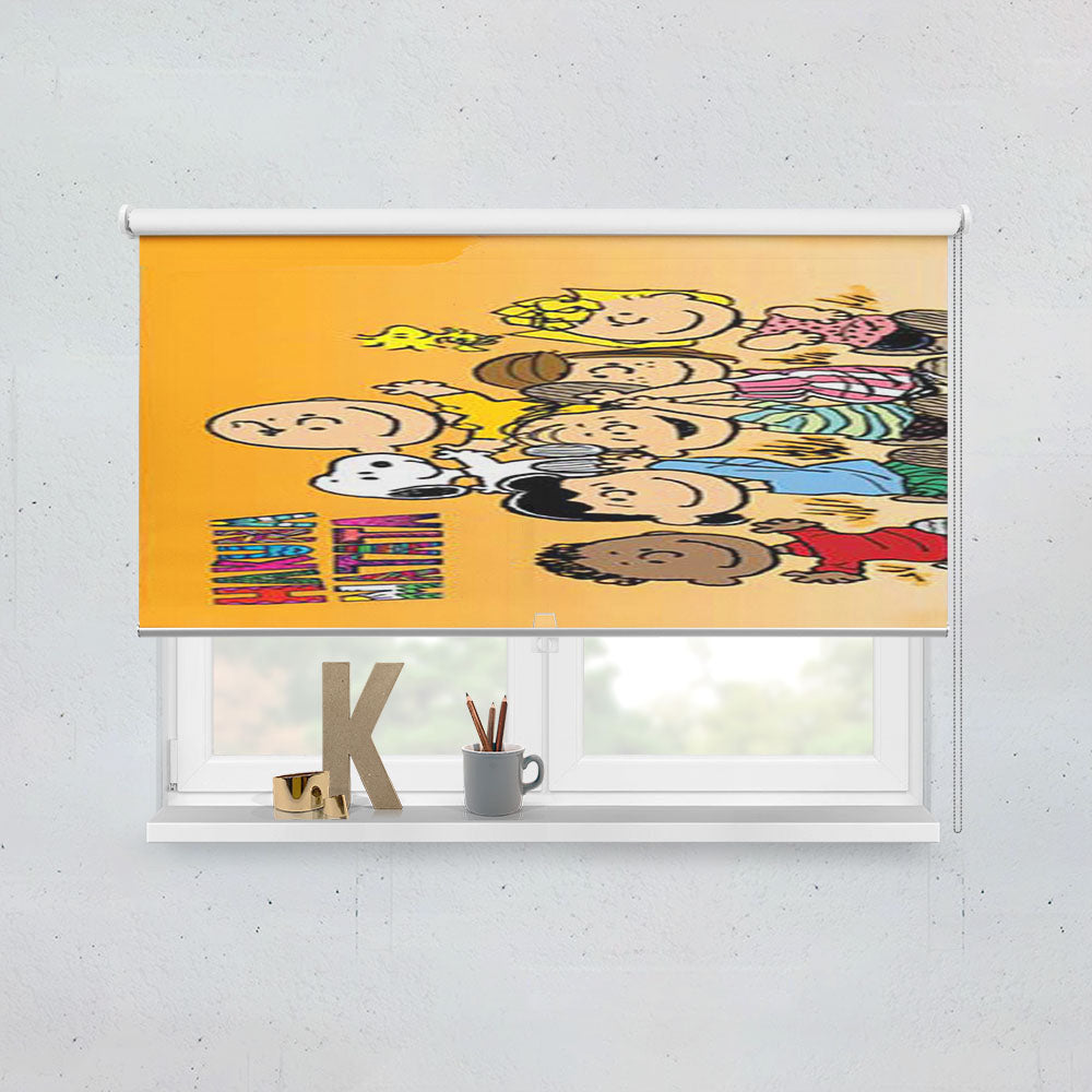 Snoopy Green Rainbow St Patricks Day Window Roller Blinds Shades