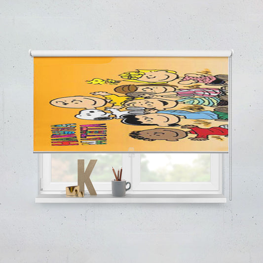 Snoopy Green Rainbow St Patricks Day Window Roller Blinds Shades