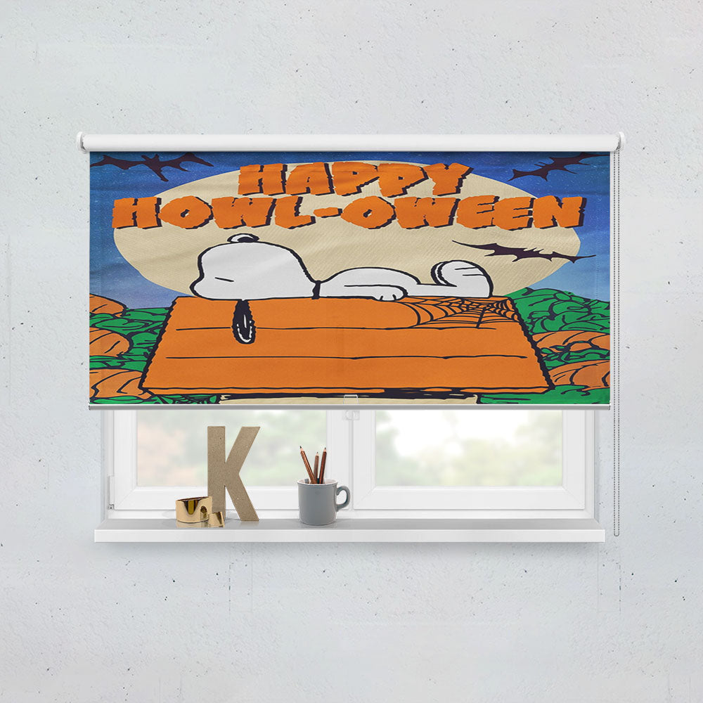 Snoopy Hakuna Orange Window Roller Blinds Shades